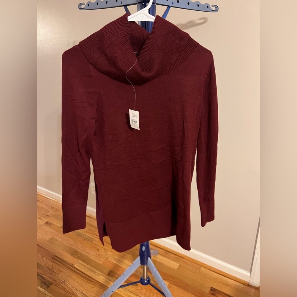 Loft Cowl Neck Sweater NWT